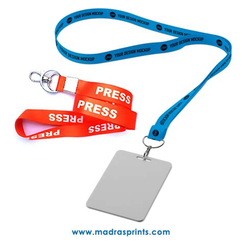 putting id cards on lanyards